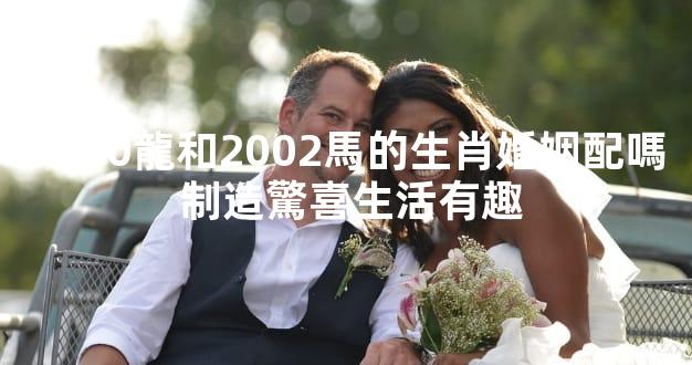 2000龍和2002馬的生肖婚姻配嗎 制造驚喜生活有趣